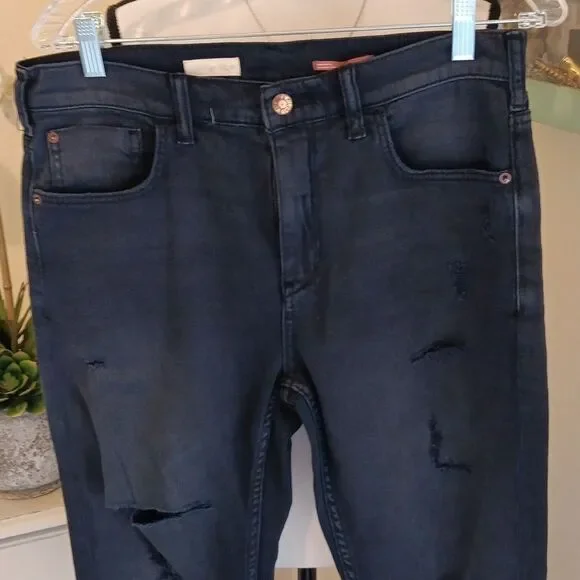 Pilcro Dark Denim Heritage Boyfriend Jeans - Picture 3 of 14